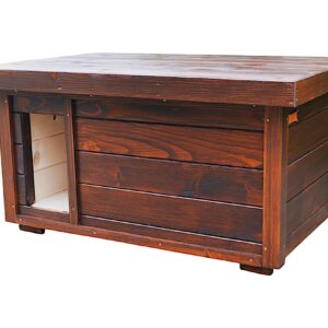 Zateplený domček pre mačku WHISKASS (odtieň palisander)