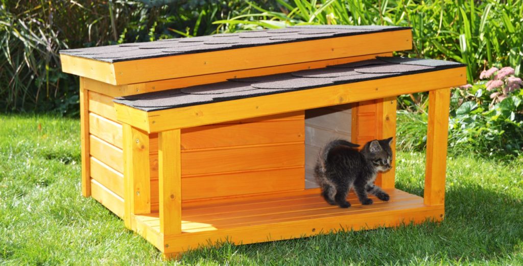 Domček pre mačku DARLING v odtieni borovica