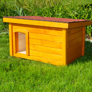 Zateplený domček pre mačku ELISA (odtieň pínia)