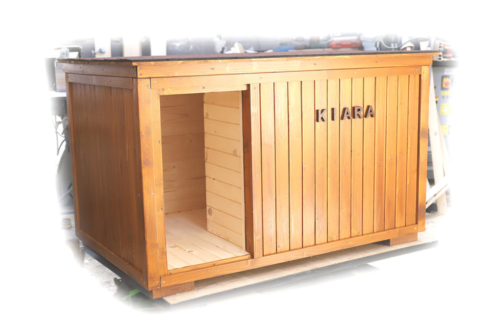 Psia búda BOLT s vodorovnou strechou #4