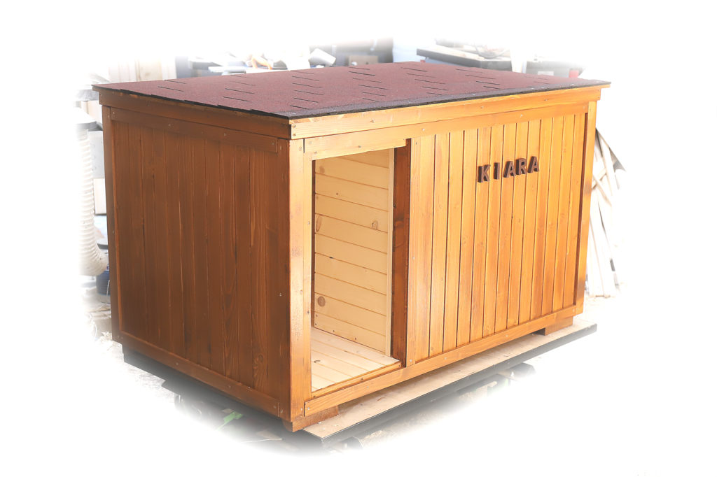 Psia búda BOLT s vodorovnou strechou #5