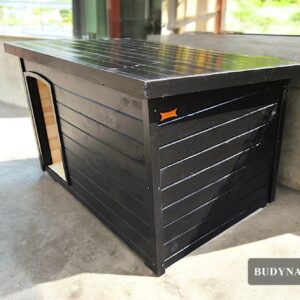 Zateplená búda pre psa SPOT (odtieň čierny)