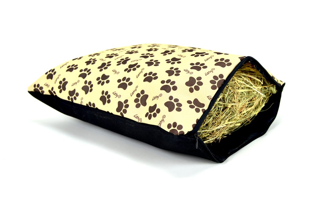 Vodeodolný vankúš pre psa / mačku - labkový svetlý s čiernou #4